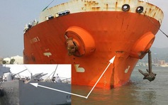 Tàu dầu Việt Nam đâm khu trục hạm Đài Loan