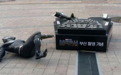 Tượng Black Panther tại Hàn Quốc bị hư hỏng