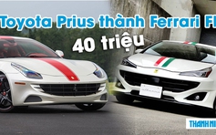 Toyota Prius ‘hô biến’ thành siêu xe Ferrari FF với 40 triệu đồng
