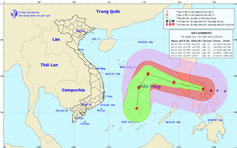 Dự báo thời tiết hôm nay 3.12.2019: Tâm bão Kammuri ở miền Trung Philippines