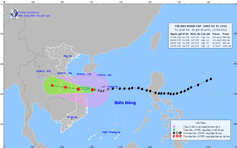 Bão Noru gây gió giật cấp 16, cách Đà Nẵng - Quảng Ngãi 180 km