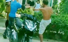 Nóng trên mạng xã hội: Xôn xao clip cha chồng đánh con dâu và bà sui