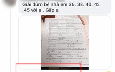 Một thí sinh liên quan vụ 'lọt đề thi tốt nghiệp ra ngoài'