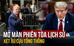 Mở màn phiên tòa lịch sử, Tổng thống Trump nói mình bị 'đàn áp chính trị'