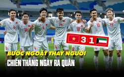 U.23 Việt Nam 3-1 U.23 Kuwait: Bước ngoặt thay người của HLV Hoàng Anh Tuấn