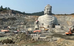 Tượng Phật cao 65m, điêu khắc suốt 6 năm từ đá nguyên khối khi nào xong?
