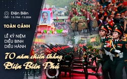 Toàn cảnh lễ kỷ niệm, diễu binh, diễu hành 70 năm chiến thắng Điện Biên Phủ