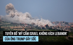 Israel bất ngờ vì ông Trump nói Mỹ 'cấm không kích' Lebanon