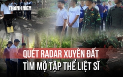 Cận cảnh quét radar xuyên đất tìm mộ tập thể liệt sĩ tại Công viên Lê Thị Riêng