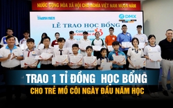 Cùng con đi tiếp cuộc đời: Trao 1 tỉ đồng  học bổng cho trẻ mồ côi ngày đầu năm học