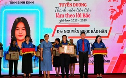 Tỉnh đoàn Bình Định tuyên dương 49 thanh niên tiên tiến làm theo lời Bác
