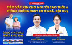 Tư vấn sức khỏe: Tiêm vắc xin và phòng té ngã, đột quỵ cho người cao tuổi
