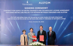Vingroup hợp tác với Alstom cung cấp 200 đoàn tàu metro Hà Nội