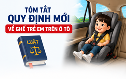 Quy định mới liên quan đến ghế an toàn cho trẻ em trên ô tô