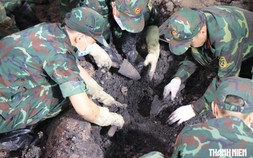 Ngày 13.7, quy tập thêm 20 hài cốt liệt sĩ tại công viên Lê Thị Riêng