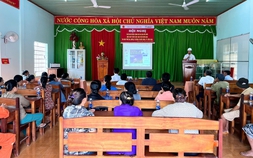 Thủy điện Thác Mơ tổ chức hội nghị tuyên truyền cảnh báo hạ du hồ chứa