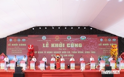 Khởi công tổ hợp kinh tế nông nghiệp tuần hoàn 4F hơn 1.200 tỉ tại Hà Tĩnh