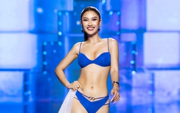 Nguyễn Hoàng Phương Linh trình diễn bikini nóng bỏng ở bán kết Miss Cosmo
