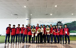 Đội tuyển nữ Việt Nam về nước, chuẩn bị hành trình mới ở vòng loại Olympic