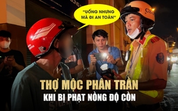 Thợ mộc bị phạt nồng độ cồn kịch khung: ‘Uống nhưng mà đi an toàn’