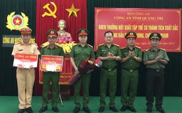 Công an tỉnh Quảng Trị 'thưởng nóng' 2 đơn vị liên tiếp phá án ở miền núi