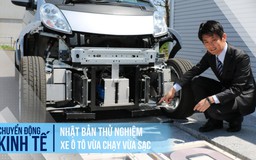 Nhật Bản thử nghiệm xe ô tô vừa chạy vừa sạc