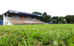 Mặt cỏ xanh mướt ở sân bóng ‘tân binh’ Giải bóng đá Thanh Niên sinh viên VN lần II – 2024