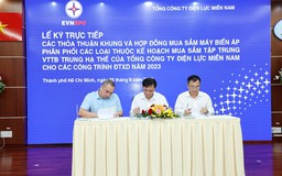 EVNSPC ký kết thỏa thuận khung và hợp đồng mua sắm MBA phân phối