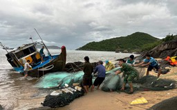 Quảng Nam: Kịp thời ứng cứu 4 ngư dân gặp nạn trên vùng biển Cù Lao Chàm