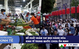 CHUYỂN ĐỘNG KINH TẾ ngày 1.11: Đề xuất giảm VAT mọi hàng hóa | Kinh tế Trung Quốc chưa ổn định