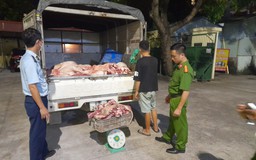Hưng Yên: Ngăn chặn hơn 1,3 tấn thịt lợn bẩn đang trên đường đi tiêu thụ