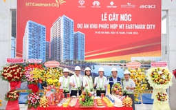 Tiến độ thần tốc, MT Eastmark City chính thức cất nóc vượt tiến độ 2 tháng