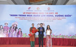 Phát động cuộc thi viết, vẽ 'Hành trình mùa xuân lên rừng, xuống biển'