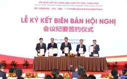 Quyết tâm xây dựng hành lang kinh tế Việt - Trung phồn vinh, phát triển bền vững