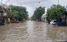 Khánh Hòa: Mưa lớn kéo dài gây ngập lụt nhiều nơi tại TP.Cam Ranh