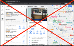 Nhiều cơ quan bảo hiểm xã hội bị đổi số điện thoại trên Google Maps