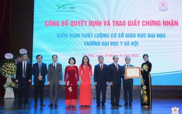 Trường ĐH Y Hà Nội được đánh giá rất cao về tiên phong đổi mới đánh giá