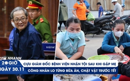 Xem nhanh 20h: Cựu giám đốc bệnh viện nhận tội sau khi gặp mẹ | Công nhân cầm cự từng bữa lo tết