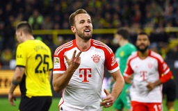 Harry Kane lại ghi hat-trick, Bayern Munich ‘đè bẹp’ Borussia Dortmund tại Bundesliga