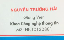 Tiến sĩ giả Nguyễn Trường Hải ghép ảnh nhận bằng tiến sĩ để tạo niềm tin?