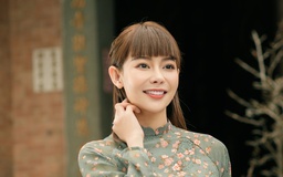 Hoa hậu Hải Dương khoe vẻ đẹp trẻ trung trong tà áo dài