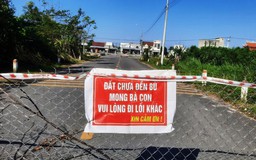 Vì sao 2 hộ dân ở Quảng Nam rào chắn đường?