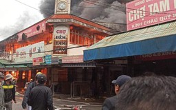 Khống chế đám cháy chợ Tam Bạc, không thiệt hại về người