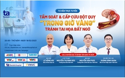 Tư vấn trực tuyến: 'Giờ vàng' cấp cứu đột quỵ giúp cứu sống người bệnh