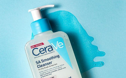 Review sữa rửa mặt cho da mụn nhạy cảm CeraVe SA Smoothing Cleanser