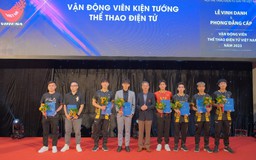 Lần đầu phong Kiện tướng VĐV thể thao điện tử Việt Nam 