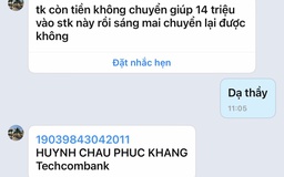 Giáo viên bị hack tài khoản Zalo, gửi tin nhắn mượn tiền: Trường học phát cảnh báo