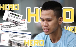 Báo chí quốc tế gọi anh Nguyễn Ngọc Mạnh là “siêu anh hùng” cứu bé gái rơi chung cư