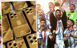Messi mua 35 chiếc iPhone vàng tặng đội tuyển Argentina vô địch World Cup 2022