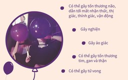 Bóng cười có thể gây đột quỵ, tổn thương tủy sống